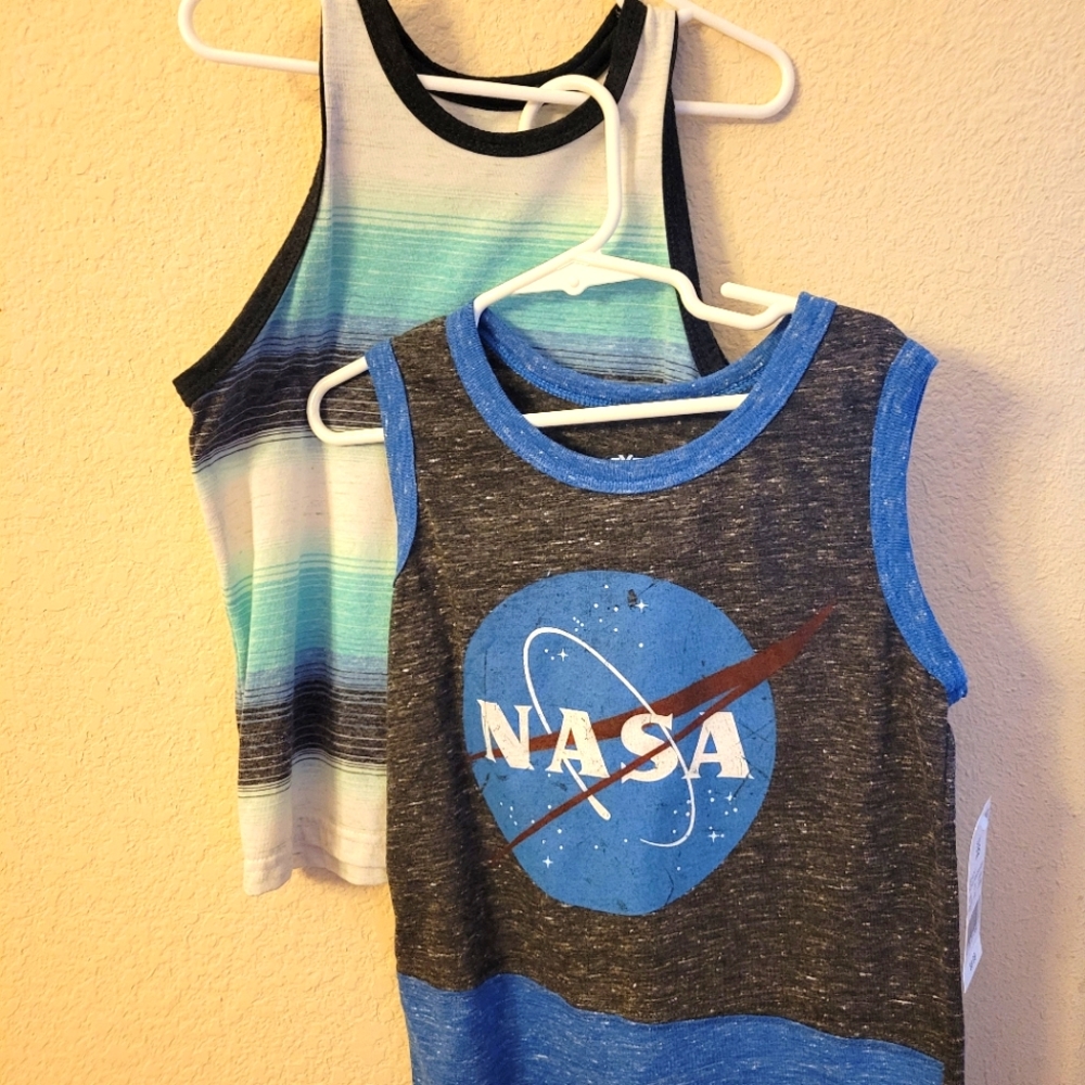 2 pack boys tank tops. Both new one without tags.